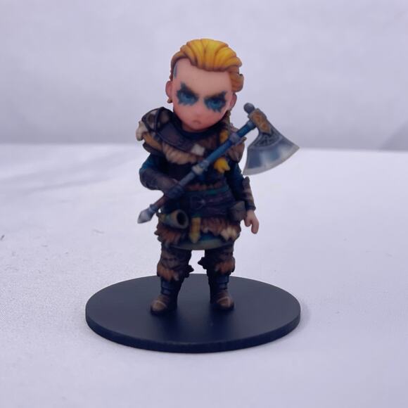 3D Printed Chibi Eivor 2″ Figure – Viking Axe – Assassin’s Creed Valhalla - Picture 5 of 14